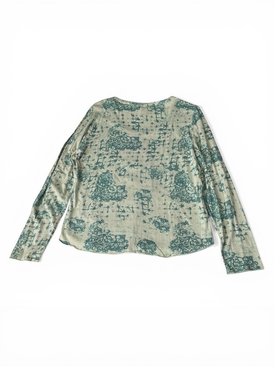Sundance Boho Floral Scoop Neck Long Sleeve Women’s Top - L - Picture 3 of 9